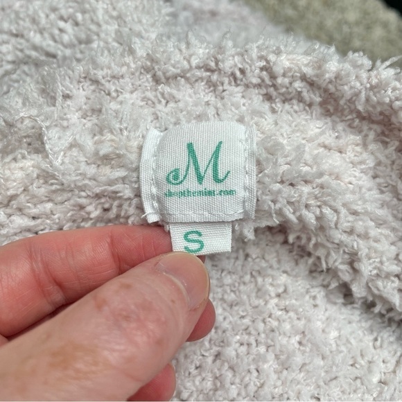 Shop The Mint Teddy Sherpa Pullover Sweater in Light Blush Pink Small - Picture 6 of 11